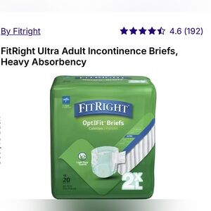 FITRIGHT ADULT BRIEFS 2X